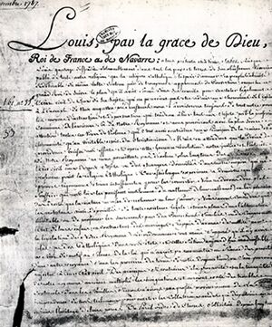 Édit de tolérance (1787) signé par Louis XVI.jpg