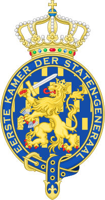 Bestand:Coat of arms of the Eerste Kamer.svg