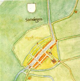 Zevenbergen nog als ommuurde (smal)stad