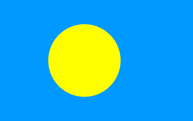 Bestand:Flag of Palau.svg