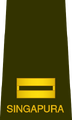 Lieutenant (Singapore Army)[71]