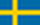 Vlag Positiekaart Zweden