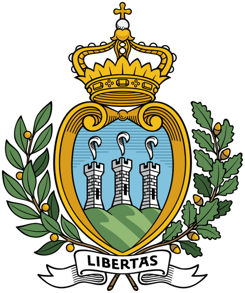 Bestand:Coat of arms of San Marino.svg