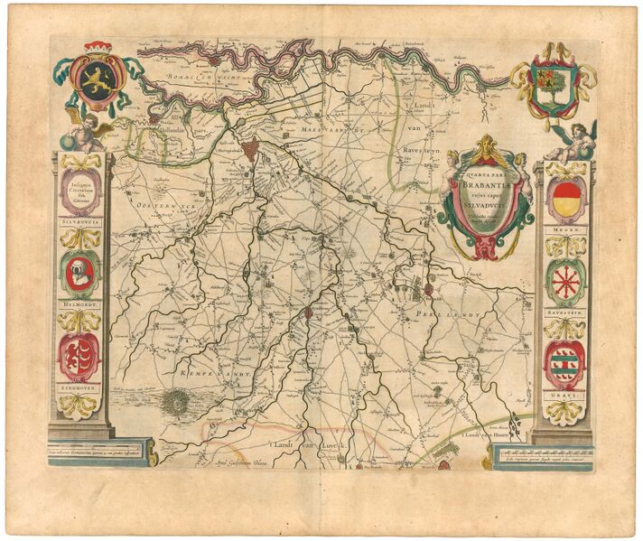 Bestand:Blaeu 1645 - Quarta pars Brabantiæ cujus caput Sylvaducis.jpg