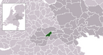 Location of Tiel