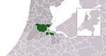 Location of Amsterdam