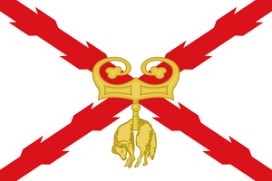 Banner of the Burgundian Cross of Burgundy.svg