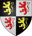 Wapen van Limburg (rode leeuw) tot 1797, onder de hertog van Brabant