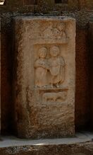 Romeinse grafstenen in Timgad