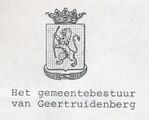 Het wapen op een envelop 1983