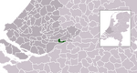 Location of Hardinxveld-Giessendam