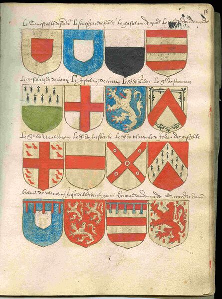 Bestand:Page 15 from a copy of Wapenboek Beyeren (armorial) from ca. 1600.jpg