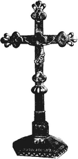 Crucifix, afbeelding uit het Nordisk familjebok