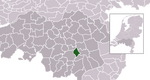 Location of Nuenen, Gerwen en Nederwetten