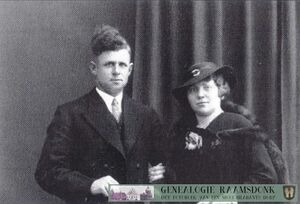 3 mei 1936 - Huwelijk van Jan Verschure & Marie Boons