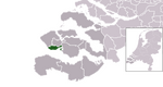 Location of Vlissingen