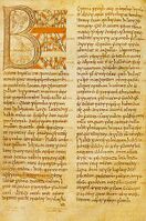 Insulaire minuskel - Jarrow variant, Historia ecclesiastica gentis Anglorum, Beda Petersburgiensis, 746
