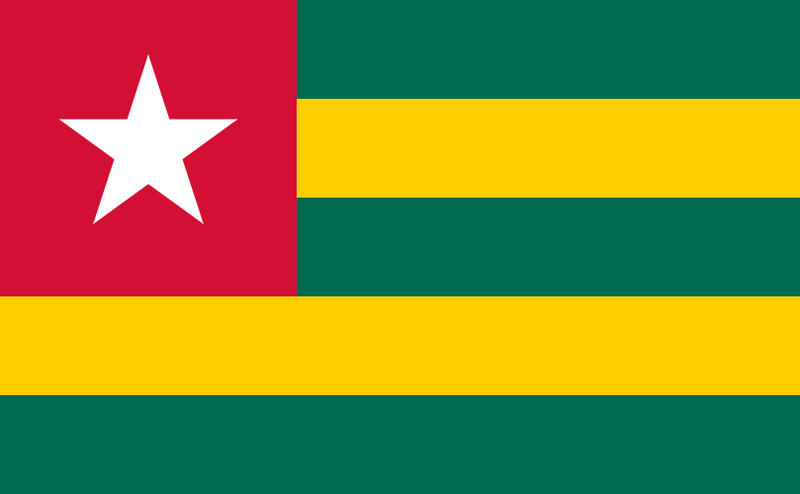 Bestand:Flag of Togo.svg