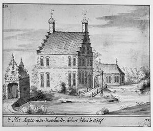 't Slot Ropta, 1723, tekening Stellingwerf Collectie Fries Museum - Metslawier - 20153680 - RCE.jpg