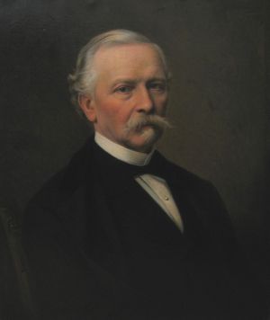 Portret van Carl Weber door Heinrich Windhausen (1889)