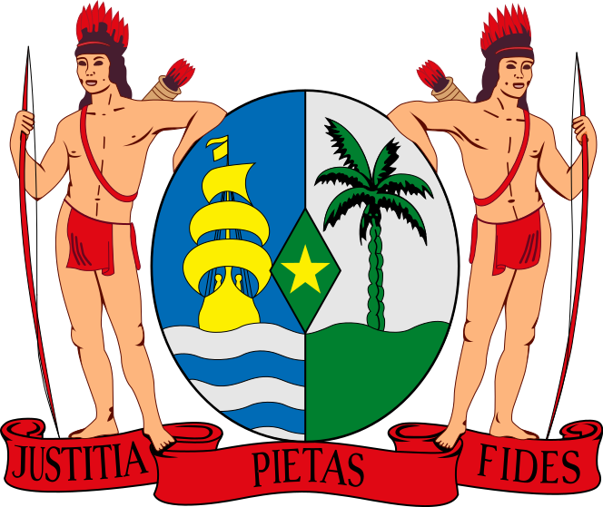 Bestand:Coat of arms of Suriname.svg