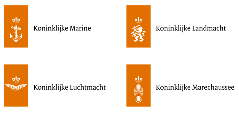 Bestand:Krijgsmachtdelen logo's.svg