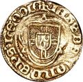 de Horngulden, genoemd naar de bisschop van Luik Johan van Hoorn (1484–1506): 10 Stuivers (voorzijde)