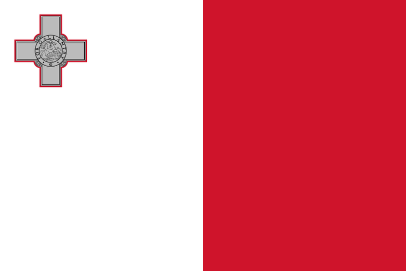 Bestand:Flag of Malta.svg