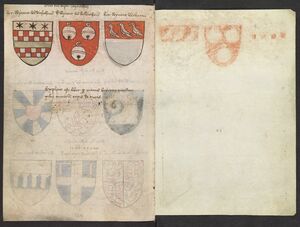 Wapenboek Beyeren (armorial) - KB79K21 - folios 062v (left) and 063r (right).jpg