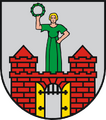 Stadswapen van Maagdenburg (maagd en burg)