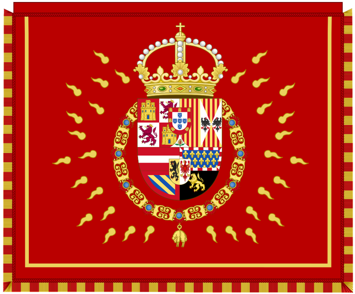 Bestand:Guidon of King Philip II of Spain.svg