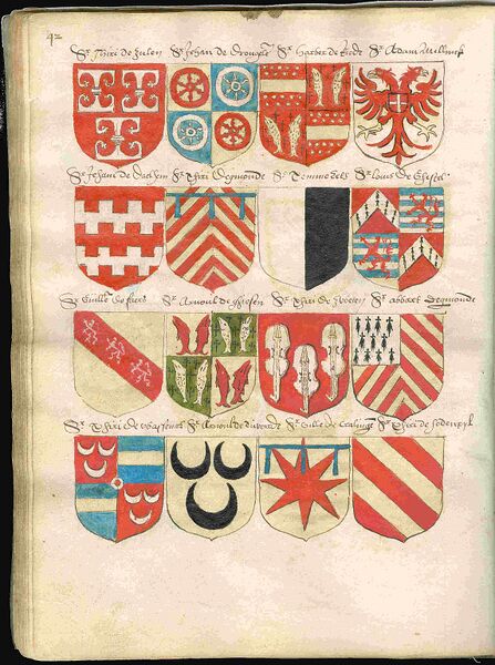 Bestand:Page 42 from a copy of Wapenboek Beyeren (armorial) from ca. 1600.jpg