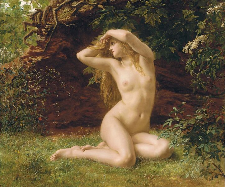 Bestand:The First Awakening of Eve by Valentine Cameron Prinsep.jpg