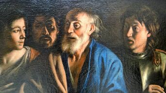 Mathieu Le Nain, De verloochening van Sint-Petrus, 1648