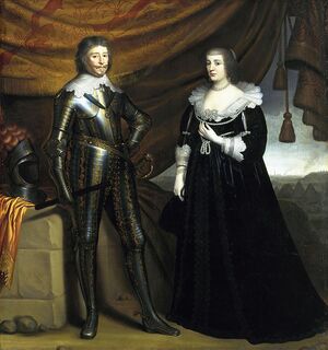 Gerard van Honthorst - Prince Frederik Hendrik and his wife Amalia van Solms - 005.jpg