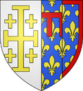 Miniatuur voor Bestand:Blason duche fr Anjou-Sicie-Jérusalem.svg