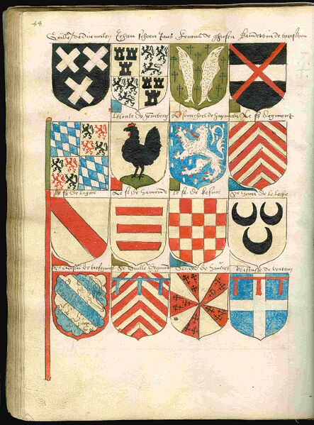 Bestand:Page 66 from a copy of Wapenboek Beyeren (armorial) from ca. 1600.jpg