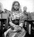 Jonge Gayo bruid in Noord-Sumatra