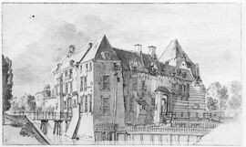 Tekening Jan de Beijer omstreeks 1745