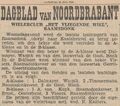Dagblad van Noord Brabant - 29 juli 1933 - Wielerclub "Het Vliegende Wiel" Raamsdonk