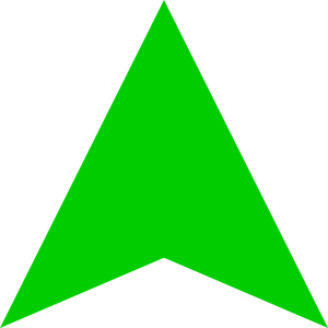 Green Arrow Up Darker.svg