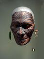 Masker van de Maori (met Tā moko)