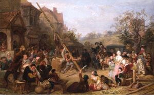 Frederick Goodall Raising the Maypole.jpg