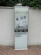 Paneel op het geboortehuis van Anne Frank, Frankfurt am Main, 2011