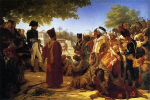 Pierre-Narcisse Guérin Napoleon Pardoning the Rebels at Cairo.jpg