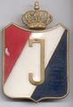 Borstembleem voor Dorpshoofden, ingevoerd door het Binnenlands Bestuur Nederlands Gouvernement Nieuw-Guinea 1950-1962. Te dragen op de linkerborst van khaki uniform