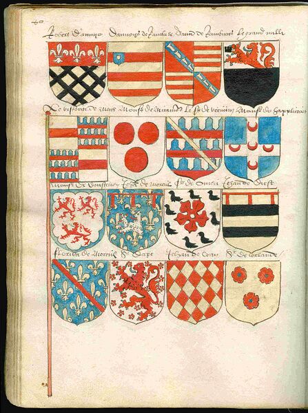 Bestand:Page 60 from a copy of Wapenboek Beyeren (armorial) from ca. 1600.jpg