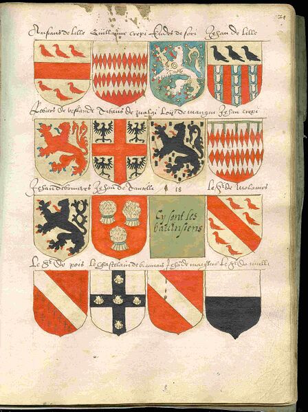 Bestand:Page 21 from a copy of Wapenboek Beyeren (armorial) from ca. 1600.jpg