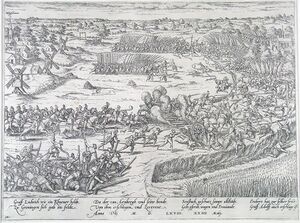 Slag bij Heiligerlee, door Frans Hogenberg.