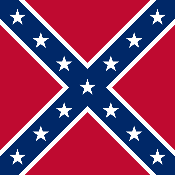 Bestand:Battle flag of the Confederate States of America.svg